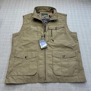 Outdoor Sports Utility Vest Mens 2XL Nylon Hiking Fishing Multi Pocket Mesh‎